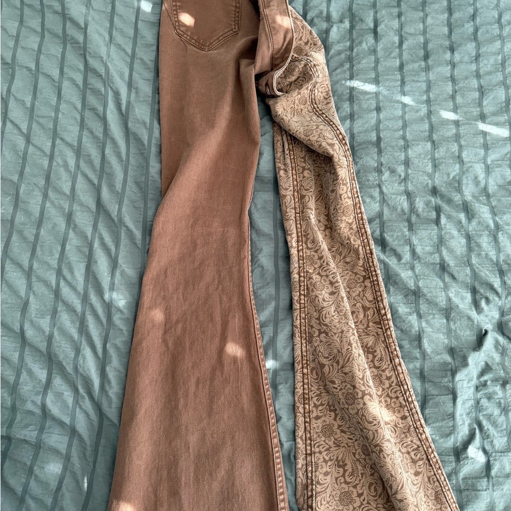 Brown Flare & Wide Leg Jeans
